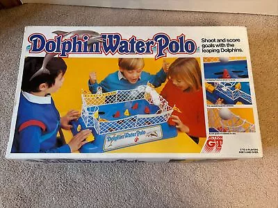 Vintage Retro Dolphin Water Polo Game. Action GT. With Original Box. Some Damage • £4.99