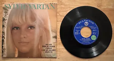 45 7  French Ep Sylvie Vartan Ballade Pour Un Sourire • $14.99