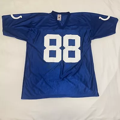 Vintage Marvin Harrison Indianapolis Colts #88 Jersey NFL Football Mens Large • $29.97