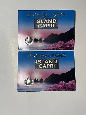 Michael Kors Island Capri Bubble Card Sample 2 Pack Of .01 Oz Each • $8.50