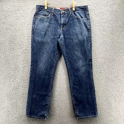 Converse Pants Adult 36x30 Blue Vintage Straight Jeans One Star Denim Casual Men • $15.30