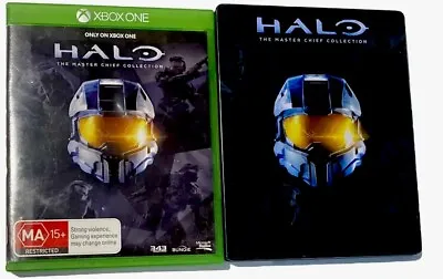 Halo: The Master Chief Collection Limited Edition Xbox One SteelBook Set | VGC🔥 • $59