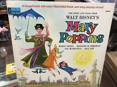 ST 3922 Walt Disney Vinyl Mary Poppins Story And Songs EX  1964 Original • £25