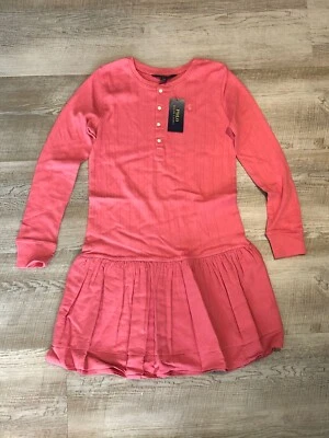 Girls Ralph Lauren Pink Logo Polo Dress • £22.50