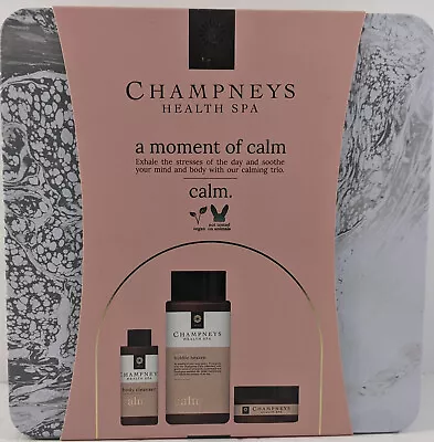 Champneys Health Spa| A Moment Of Calm (Bubble Bath/Body Balm/Body Cleanser) • £12.99