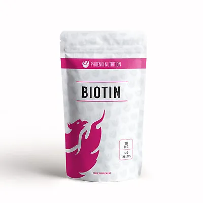 Biotin Tablets 120 X 10mg Vitamin For Hair Growth And Strong Nails 10000mcg • £4.99