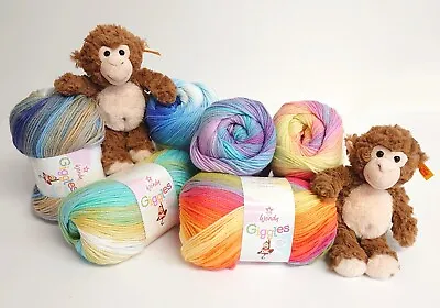 Wendy GIGGLES DK Acrylic Multicolour Multi-tonal Baby Knitting Yarn 100g • £2.99