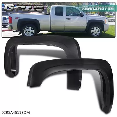 Fit For 07-13 Chevy Silverado 1500/2500HD/3500HD Factory Style Fender Flares  • $61.85