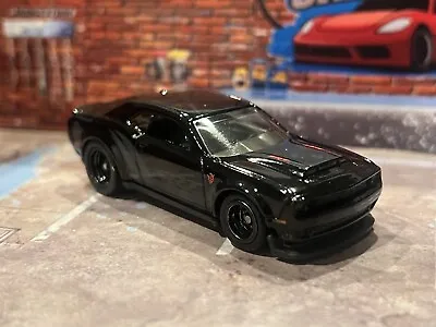 2023 Hot Wheels ‘18 Dodge Challenger SRT Demon (black) Real Riders  CUSTOM Swap • $20