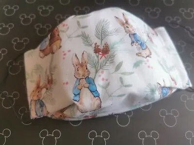 Peter Rabbit  Face Mask Face Covering Handmade Adult 100 % Cotton  • £6