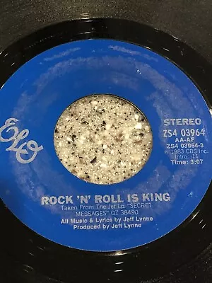 ELO Electric Light Orchestra Rock 'N' Roll Is King/After All 45 Rare Blue Label • $20