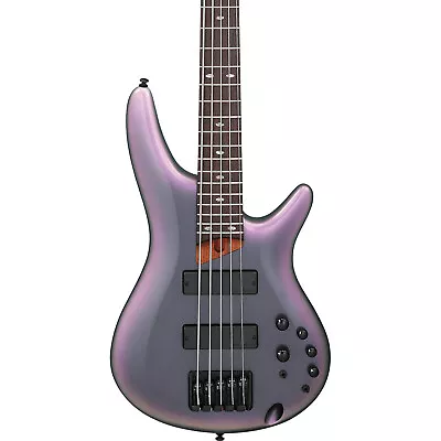 Ibanez SR Standard 5 String Electric Bass Black Aurora Burst • $749.99