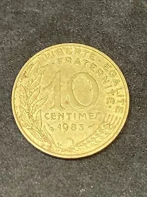 1983 Coin France 10 Centimes • £1