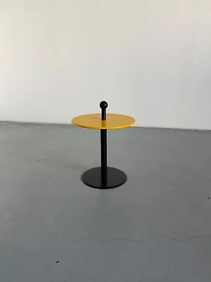 Vintage Yellow Postmodern Side Table From Ikea 1980s Sweden • $290