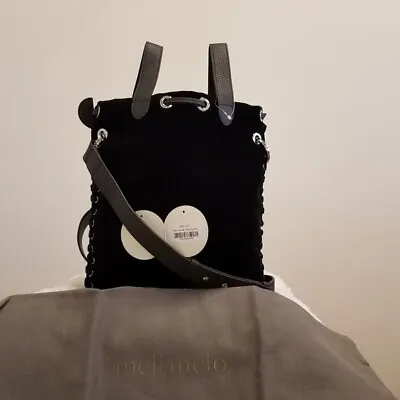 Meli Melo Hazel Drawstring Bag Black One Size NWT • $325