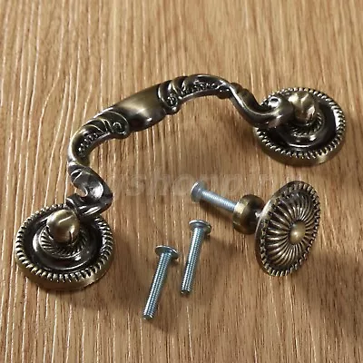 $5.43 • Buy Classic Pulls Handles Cupboard Drawer Antique Brass Furniture Cabinet Door Knobs