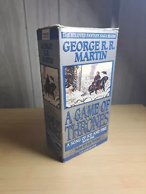 A Game Of Thrones Song Of Ice And Fire Book One CASSETTE TAPES Roy Dotrice! • $25