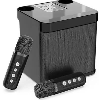 YS-203 Bluetooth Karaoke Speaker With 2 Wireless Microphones • $45