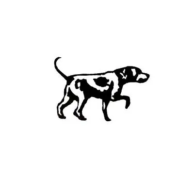 DOG POINTING Unmounted Rubber Stamp Pointer Bird Hunting Sports #14 • $6.38