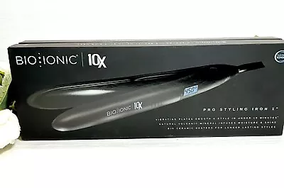 Bio Ionic 10X Pro Styling Iron 1 -Nano Ionic-with Vibrating Plates • $194.99