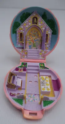 Polly Pocket 1989 Nancy's Wedding Shell Only Bluebird Damage Collectable Vintage • $26.99