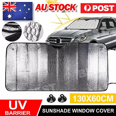 Car Windscreen Sun Shade Heat Reflective Windshield Front Rear Window UV Block • $8.95