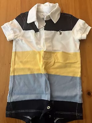 Ralph Lauren Baby One Piece Polo Suit 000 0-3months • $20