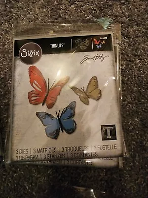 Sizzix Thinlits Dies Brushstroke Butterflies 665848 • $15.99