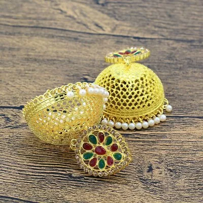 Indian Jhumki Jhumka Bollywood Earrings Fashion Jewelry For Theme Party • $19.17
