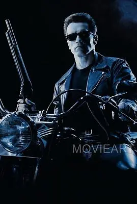 £5.09 • Buy Terminator 2 Textless Movie Poster Film A4 A3 Art Print Cinema