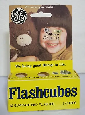 Vintage GE Flashcubes EMPTY Box Advertising Prop Collectible • $3