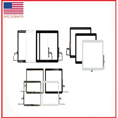For IPad 10th 9th 5th 6th 7th 8th Gen Glass Digitizer Touch Screen Home Button • $15.99