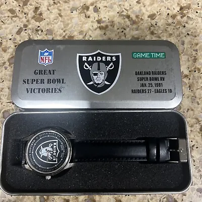 Oakland Raiders Super Bowl Wristwatch Jan 25 1981 New Open Box • $49