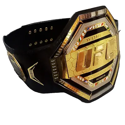 UFC Legacy Championship Title Belt 2mm Brass Gold Adult Size Replica Belt • $252.89