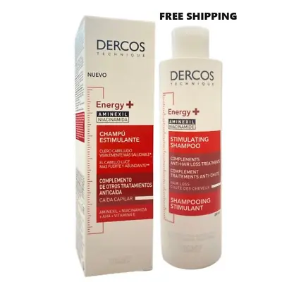 200ml RED - VIchy DERCOS ENERGY Stimulating Anti Hair Loss Shampoo  200ml/6.76oz • $24.90