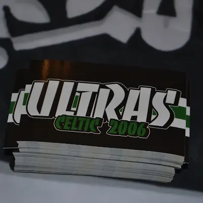 X25 Ultras Celtic 2006 10x6cm Stickers - Inspired By Glasgow The Celts Casuals • $8.30