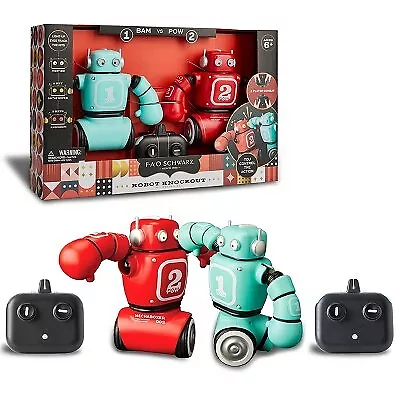 FAO Schwarz Robot Knockout Remote Control Boxing Set • $12.99