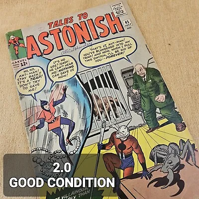 $49.50 • Buy #45 TALES TO ASTONISH 2nd Appearance Wasp & Egghead Marvel Comics 1963 Key Issue