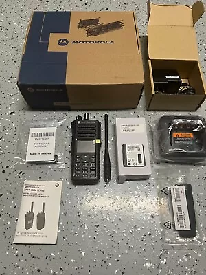 Motorola XPR7550e UHF Digital Radio AAH56RDN9RA1AN W/ Accessories - NEW / UNUSED • $899.99