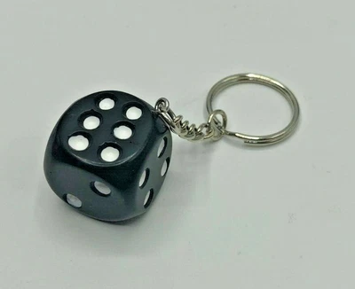 £1.90 • Buy Dice Keyring / Dice Bag Tag / Board Gamer Keyring Gift / Stocking Filler Dice 