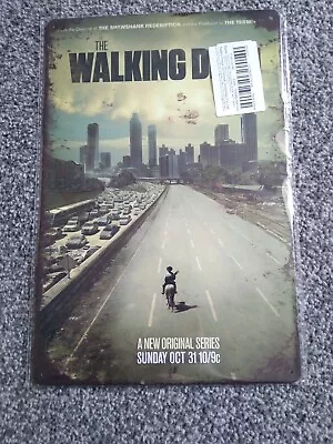 The Walking Dead Metal Wall Sign 7.8 X 11.8  • £0.99