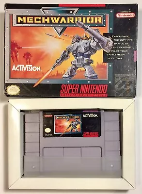Super Nintendo Mechwarrior Video Game In Box No Instructions • $39.60