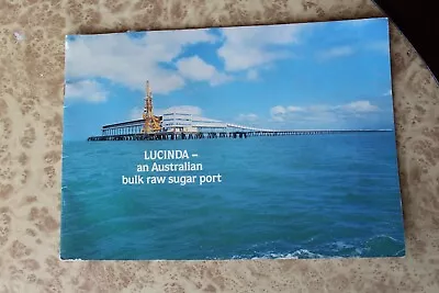 Port Of Lucinda Queensland Australia Bulk Raw Sugar Vintage CSR Brochure • $9