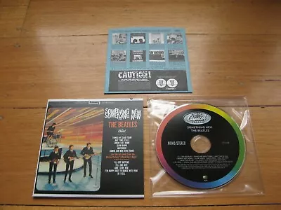 BEATLES SOMETHING NEW - USA Capitol CD - MONO + STEREO - MINI LP REPLICA SLEEVE • $27.99