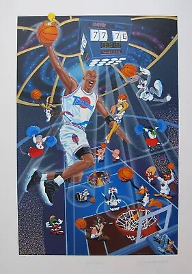 Melanie Taylor Kent SPACE JAM Hand Signed Ltd Edition Serigraph MICHAEL JORDAN • $199.99