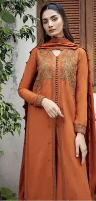 Motifz 3pc Stitched Suit Pakistani Designer Suit Uk 12+ ( Medium Plus) • £50