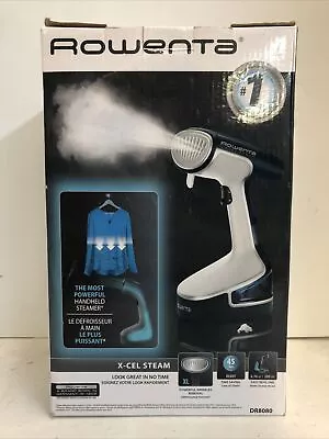 ROWENTA DR8080 Handheld Clothes Steamer - Blue X-Cel Steam 1500W • $9.99