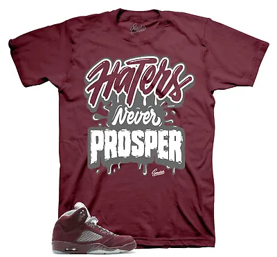Tees To Match Jordan 5 Burgundy Sneakers - Prosper Shirt • $23.99