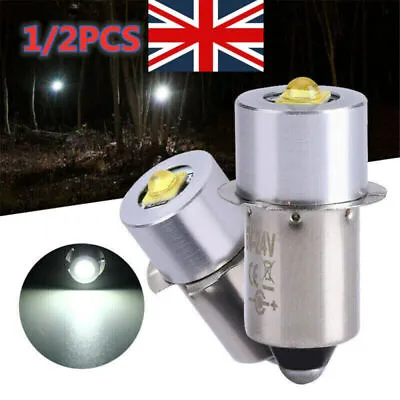 3V-6V 1W LED Upgrade Bulb Maglite Cell Flashlight Torches Light Bulbs P13.5S UK • £4.79