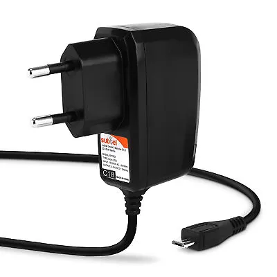 Micro USB Mobile Phone Charger For Samsung GT-i8530 Galaxy Beam 1.1m W/ UK Plug • £16.90
